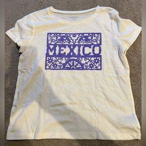 T-shirt with Mexico branded on